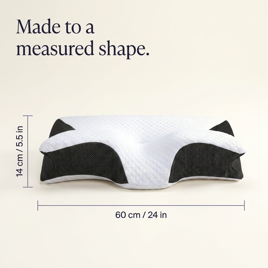 Kirafy AirAlign™ Pillow dimensions